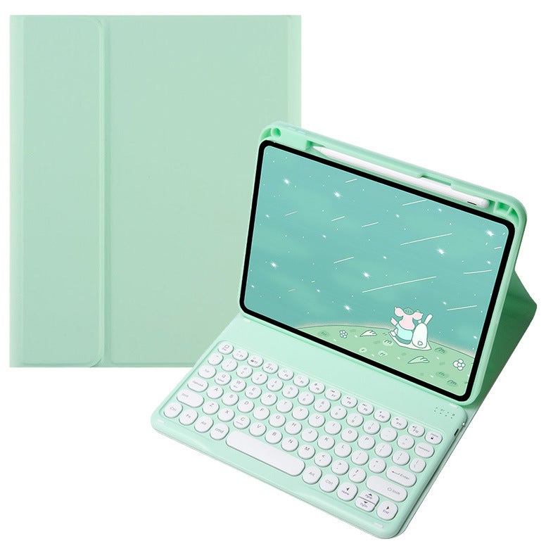 For Ipad Air6 Tablet Protective Cover Bluetooth Square Cap Touch Keyboard Magnetic Suction 10 Generation Upper Pen Slot Protective Cover - Image 4